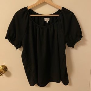 Madewell Texture & Thread Peasant Top | Large